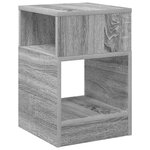 vidaXL Table d'appoint 2 Pièces Gris Sonoma 30 5 x 30 x 45 cm