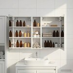vidaXL Ensemble de Meubles de Salle de Bain 3 Pièces 120 x 14 5 x 70 cm