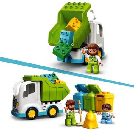 Lego 10945 duplo le camion poubelle et le tri sélectif jeu de construction  éducatif pour enfant 2 ans et plus - La Poste