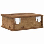 vidaXL Table de chevet Bois ancien 40 x 31 x 15 cm Bois d'ingénierie