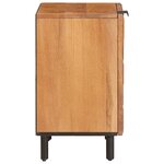 vidaXL Armoire de salle de bain avec étagère Marron 38 x 33 x 58 cm