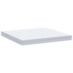 vidaXL Matelas Blanc 180 x 200 cm Tissu jacquard