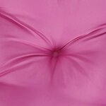 vidaXL Coussins de banc de jardin lot de 2 rose tissu Oxford