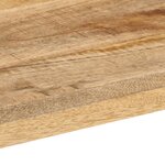 vidaXL Table console 110x35x76 cm bois de manguier massif brut