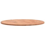 vidaXL Dessus de table Ø60x1 5 cm rond bois massif de hêtre