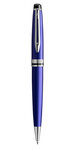 Waterman expert stylo bille  bleu  recharge bleue pointe moyenne  coffret cadeau