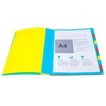 Trieur dos extensible 12 comp 4 coul ass EXACOMPTA