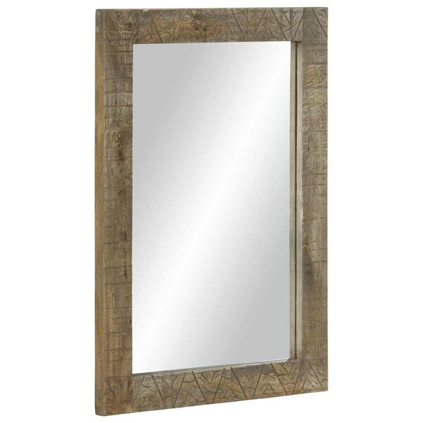 vidaXL Miroir de salle de bain 50x2 5x70 cm bois de manguier massif