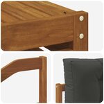 vidaXL Ensemble de canapés d'extérieur 9 Pièces Naturel et Anthracite