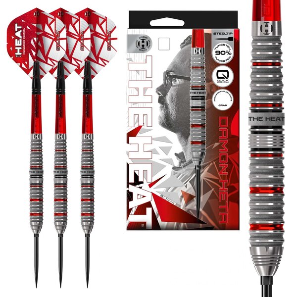 Fléchettes Damon Heta 90  series 4 pointe acier 25g