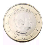 1 euro Monaco 2018 face nationale - Albert II.