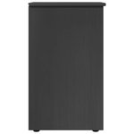 vidaXL Armoire Gris 34 x 39 x 61 5 cm Bois de Pin Massif