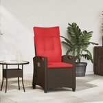 vidaXL Chaise de jardin inclinable 56 x 60 x 112 cm acier