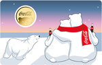 Monnaie COCA COLA POLAR BEAR 1/1000 Oz Medaille Or (PRÉCOMMANDE)