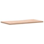 vidaXL Dessus de bureau 80x(36-40)x2 5 cm bois massif de hêtre