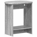 vidaXL Table d'appoint Sonoma gris 50 x 39 5 x 55 cm Bois d'ingénierie