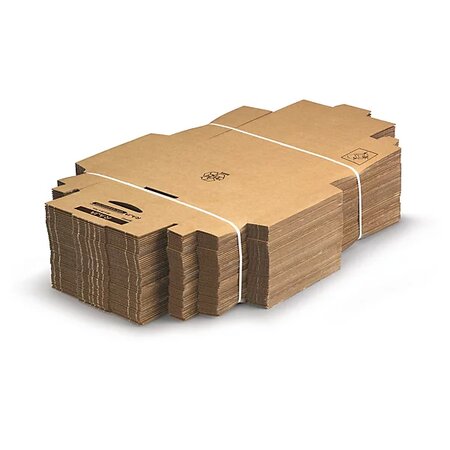 RAJA Étui emballage postal carton brun avec fermeture adhésive - 31 x 22 cm  - Format A4 cadre, tableau - Lot de 25 - Boites Postalesfavorable à acheter  dans notre magasin