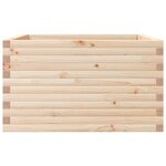 vidaXL Jardinière 80x80x45 5 cm bois de pin massif