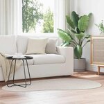 vidaXL Tapis HUARTE Couleur sable 120 x 170 cm Polyester