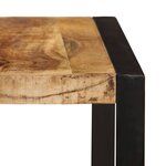 vidaXL Table de salle à manger Bois de manguier brut 180 cm