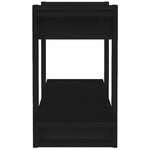 vidaXL Bibliothèque Noir 100x30x51 cm bois d'ingénierie