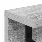 vidaXL Porte-manteau mural Sonoma gris 60 x 10.5 x 10.5 cm