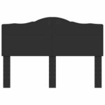vidaXL Tête de lit Chêne noir 150 cm Bois d'ingénierie