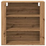 vidaXL Armoire murale chêne artisanal 80x33x80 cm bois d'ingénierie