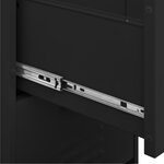 vidaXL Armoire de rangement Noir 42 5x35x101 5 cm Acier