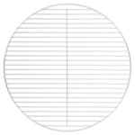 vidaXL Grille de barbecue ronde Ø50 cm acier inoxydable 304