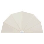 vidaXL Auvent latéral pliable de terrasse Crème 160 cm