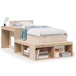 vidaXL Cadre de lit sans matelas 80x200 cm bois massif de pin