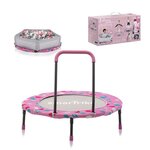 Trampoline 3 en 1 rose