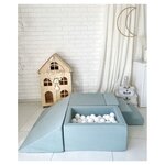 Jeu en mousse 5 éléments avec mini piscine à balles menthe