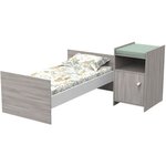Lit bébé combiné - 120 x 60 cm - Evolutif en 90 x 190 cm