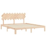 vidaXL Cadre de lit sans matelas bois massif de pin