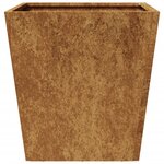vidaXL Jardinières 2 Pièces 40x40x40 cm acier corten