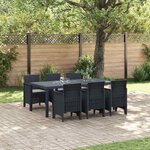 vidaXL Ensemble de salle à manger pour jardin 7 Pièces Anthracite