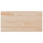 vidaXL Dessus de table blanc 100x50x2 5 cm bois de pin massif