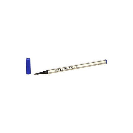 WATERMAN Recharge pour stylo roller, tracé: F, bleu