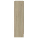 vidaXL Bibliothèque Chêne sonoma 82 5x30 5x115 cm Bois d'ingénierie