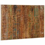 vidaXL Tête de lit multicolore 120 cm bois massif récupération
