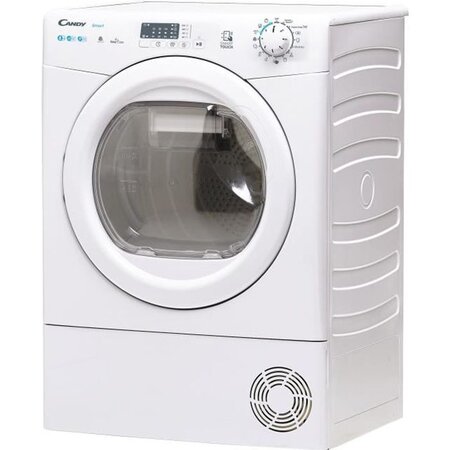 Seche-linge pompe a chaleur candy cse h8a1le-s - 8 kg - classe a+ - connecté - blanc