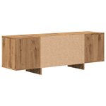 vidaXL Meuble TV chêne artisanal 120x30x40 5 cm bois d'ingénierie