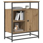 vidaXL Buffet chêne artisanal 69 x 35 x 80 cm Bois d'ingénierie