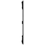 vidaXL Tête de lit murale Noir 95 5x3x90 cm Bois massif de pin