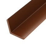 vidaXL Cornière de terrasse 5 Pièces WPC 170 cm Marron clair
