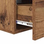 vidaXL Cabinet de chevet Bois ancien 35 x 35 x 20 cm Bois d'ingénierie