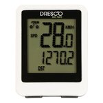 Dresco Ordinateur sans fil de vélo 12 fonctions Blanc