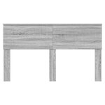 vidaXL Tête de lit Gris Sonoma 150 cm Bois d'ingénierie